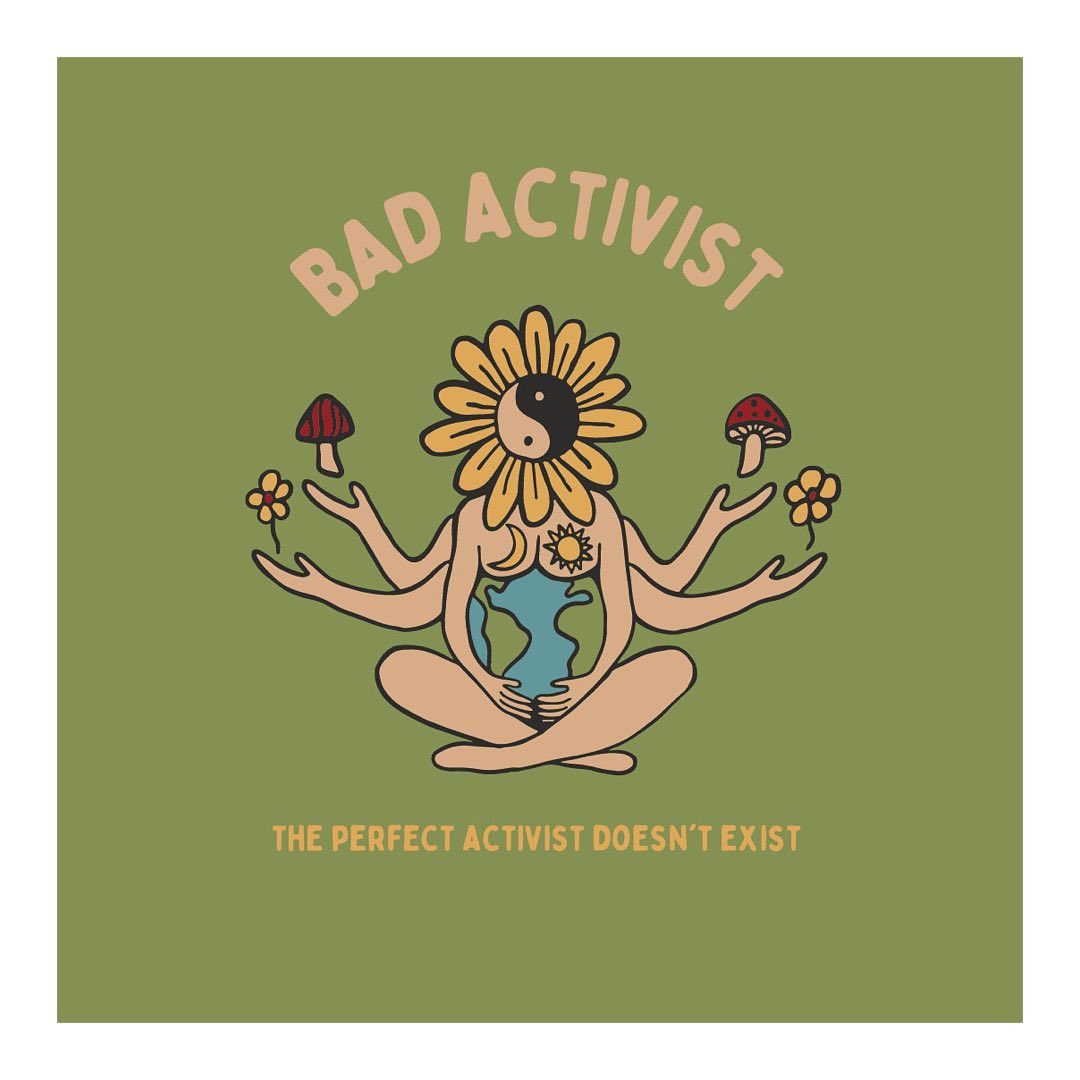 21 oktober: "The perfect activist doesn't exist! The demand of perfectionism as a prerequisite to be an activist just keeps us immobile and silenced. A culture of perfection does nothing but instill fear that making a mistake = being a mistake. Our movements need to be centered on community and accountability so that we can meet people where they're at, learn and grow by being challenged, hear new perspectives - collectively readjusting and moving forward with a better understanding of the world.” — We LOVE @badactivistcollective — check them out ❤️❤️❤️
