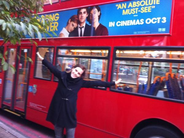 25 september: Yay for Perks ! Lovely to be home London
25 september: Yay for Perks ! Lovely to be home London